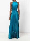 pleated gown