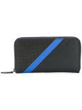 contrast stripe wallet 