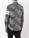 abstract print shirt