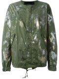 brushstroke print jacket