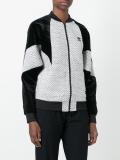 velvet panel track jacket