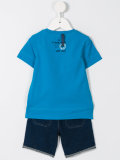 whale print short set 
