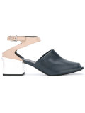 colour block sandals 