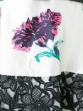 printed flared dress