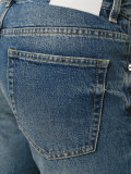 faded straight jeans