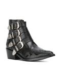 buckled cowboy boots