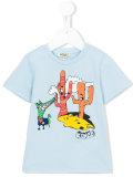 cartoon logo T-shirt 