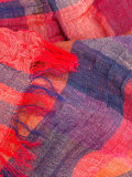 checked scarf
