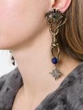 monkey pendant earrings