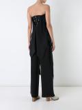 fluid drape strapless top