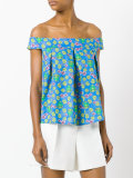 frog print blouse 