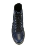 sequin embellished hi-top sneakers