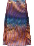 printed midi skirt