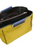 metallic double handles tote