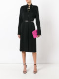 logo embossed clutch 