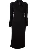 draped jersey dress