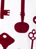 key print T-shirt