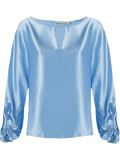 billowing sleeves loose blouse