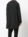 drawstring collar coat