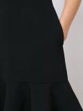 peplum hem dress