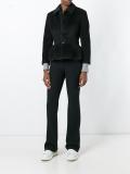 textured fitted jacket