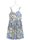 printed A-line dress