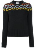 zigzag intarsia jumper