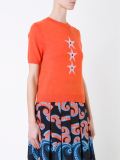 intarsia knitted top