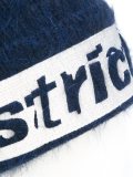strict刺绣套头帽