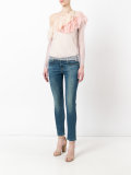 ruffle trim top