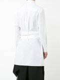strappy elongated shirt