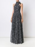 high neck gown 