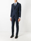 contrast lapel suit