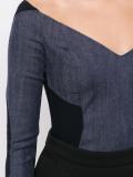 v neck bodysuit
