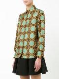 circle print shirt