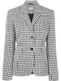 checked blazer
