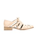 panelled oxford shoes