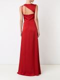 asymmetric gown