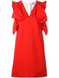 ruffled detail dress