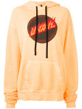 logo print hoodie