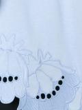 embroidered hem tank 