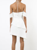halter-neck layer dress 