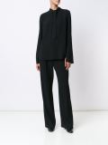 tied neckline blouse