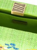 embroidered clutch