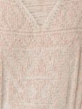distressed tricot blouse