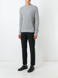 ribbed detail jumper 
