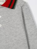 Web collar polo shirt