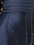 contrast stitch trousers 