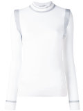 glitter detail knitted top