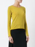 draped back jumper